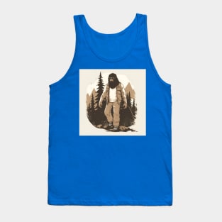 Dope Sasquatch in Nature Tank Top